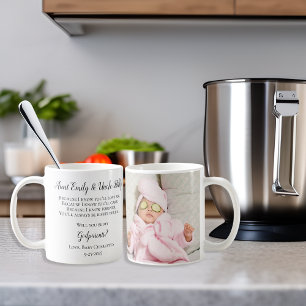 Wees mijn peetouders Dank u Foto Koffiemok