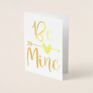 Wees Mijn Pijl Door Hart Valentijnsdag Verpakking Folie Kaarten