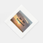 Wees mijn pompoen! servet (Hoek)