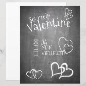 Wees mijn Valentijn (Voorkant / Achterkant)