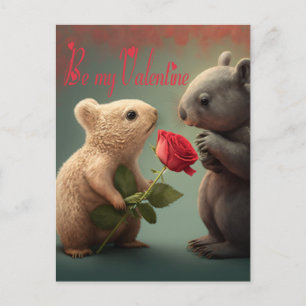 Wees mijn Valentijn Briefkaart