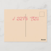 Wees mijn valentijn briefkaart (Achterkant)