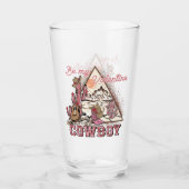 Wees mijn Valentijn Cowboy | Romantische Westerne  Glas (Voorkant)