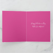 Wees mijn Valentijn Cute Teddy Bear Kaart (Binnen)