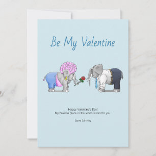 Wees mijn Valentijn Feestdagenkaart