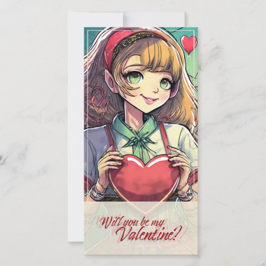 Wees mijn Valentijn in Manga Stijl 33419 (Voorkant)