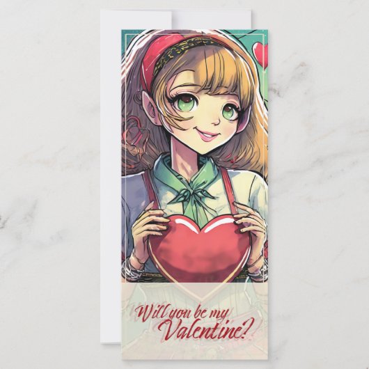 Wees mijn Valentijn in Manga Stijl 33419 (Voorkant)