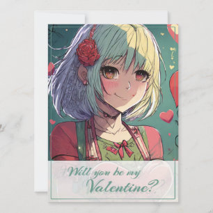 Wees mijn Valentijn in Manga-stijl 33420