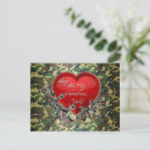 Wees mijn Valentijn, Jack. Feestdagenkaart (Staand voorkant)