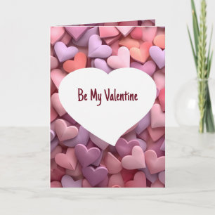 Wees mijn Valentijn Je bent mijn liefje Kaart