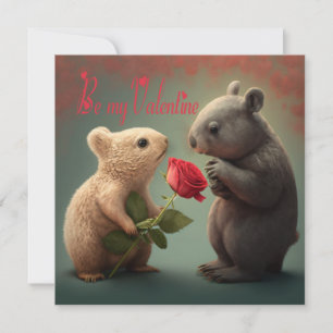 Wees mijn Valentijn Kaart