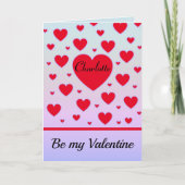 Wees mijn Valentijn Kaart (Voorkant)