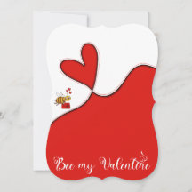 Wees mijn Valentijn kaart
