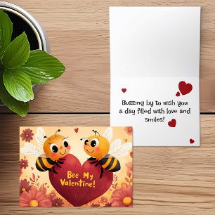 Wees mijn Valentijn kaart voor kinderen