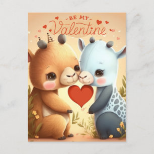 Wees mijn Valentijn Magnetische Uitnodiging