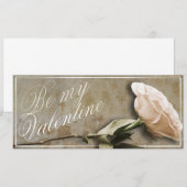 Wees mijn Valentijn met Rose (Voorkant / Achterkant)