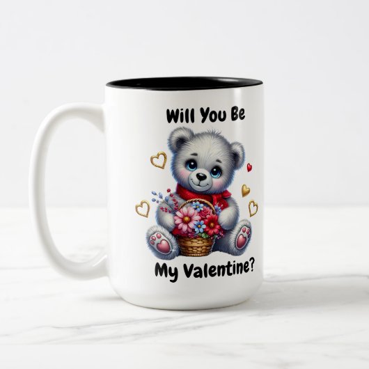 Wees mijn Valentijn Mok (Links)