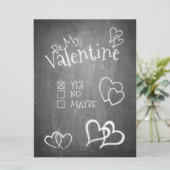 Wees mijn Valentijn op een krijgsraad (Staand voorkant)