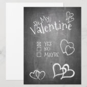 Wees mijn Valentijn op een krijgsraad (Voorkant / Achterkant)