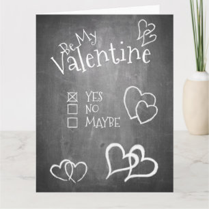 Wees mijn Valentijn op een krijgsraad Kaart