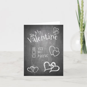Wees mijn Valentijn op een krijgsraad Kaart
