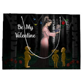 Wees mijn Valentijn prinses Groot Cadeauzakje (Achterkant)