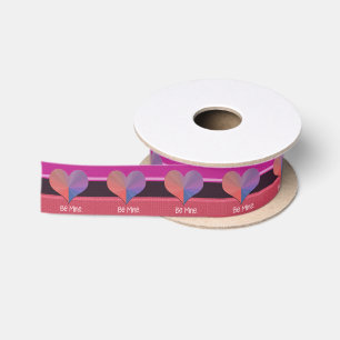 Wees mijn Valentijn reflecterend hart Lint