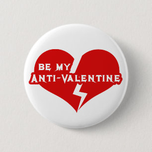 Wees mijn Valentijn Ronde Button 5,7 Cm