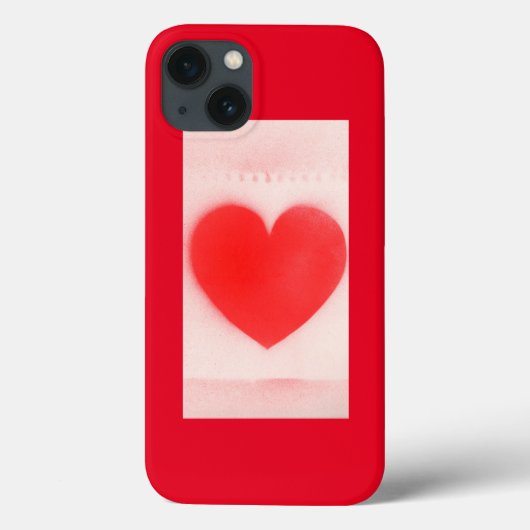 Wees mijn Valentijn rood hart notitie Notitieboek  Case-Mate iPhone Case (Achterkant)