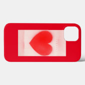 Wees mijn Valentijn rood hart notitie Notitieboek  Case-Mate iPhone Case (Achterkant (horizontaal))