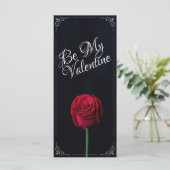 Wees mijn Valentijn - Rood roodrood donker (Staand voorkant)