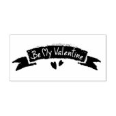 Wees mijn Valentijn Rubberstempel (Afrduk)