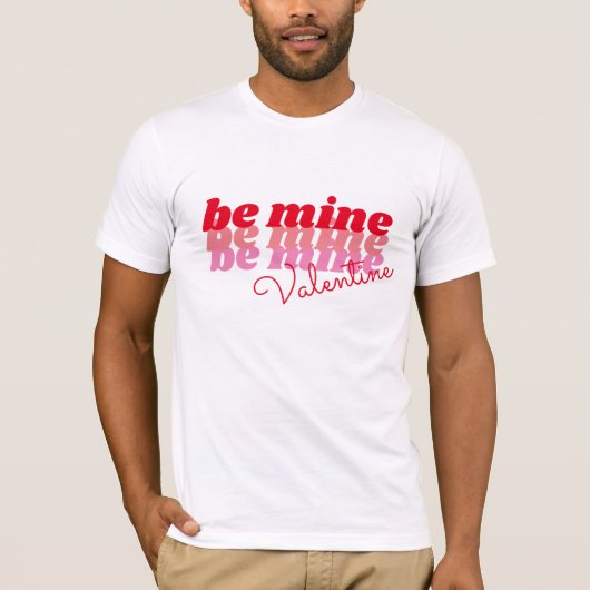 Wees mijn Valentijn T-shirt (Voorkant)