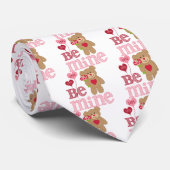Wees mijn Valentijn Teddy Stropdas (Opgerold)