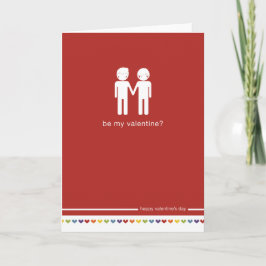 Wees mijn Valentijn Valentijnsdag Feestdagen Kaart