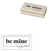 Wees mijn valentijn, Valentijnsdag Rubber Stamp Rubberstempel (Gestempeld)