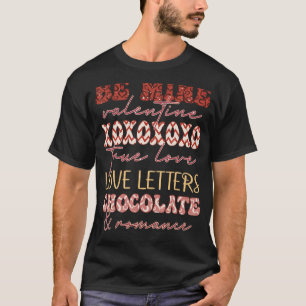 Wees mijn Valentijn XoXoXo True Love Chocolate Mat T-shirt