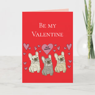 Wees mijn Valentijns, honden Kaart