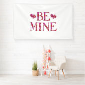 Wees mijn Valentijnsdag 6x10 vinyl banner (Insitu)