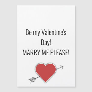 Wees mijn Valentijnsdag! MARRY, MIJN PLEASE.