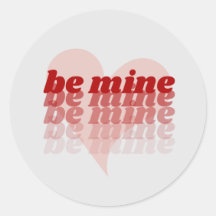Wees mijn Valentijnsdag Sticker