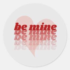 Wees mijn Valentijnsdag Sticker