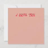 Wees mijn valentijnskaart kaart (Achterkant)