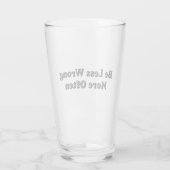 Wees minder vaak fout glas (Achterkant)