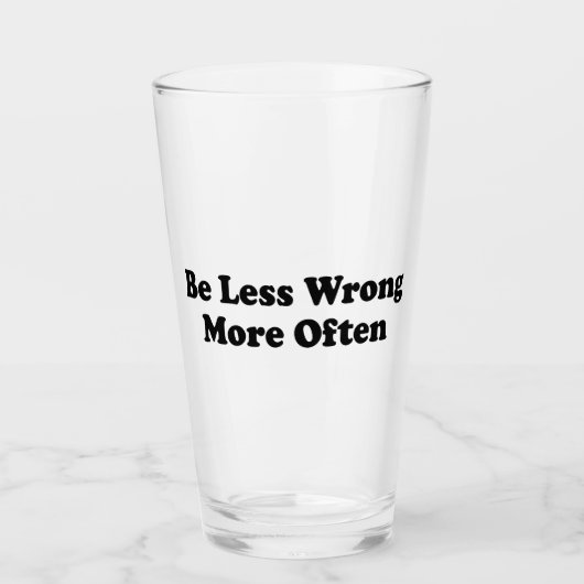 Wees minder vaak fout glas (Voorkant)