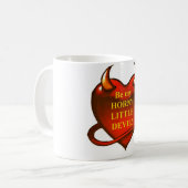Wees m'n paard kleine duivel koffiemok (Voorkant links)