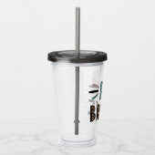 Wees moedig acryl drinkbeker (Rechts)