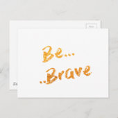 Wees moedig briefkaart (Voorkant / Achterkant)
