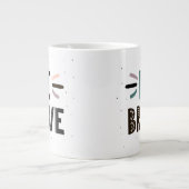 Wees moedig extra grote beker (Voorkant)