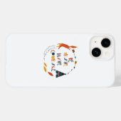 Wees moedig met fox Case-Mate iPhone case (Achterkant (horizontaal))